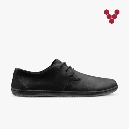 Vivobarefoot Ra II Mens Oxford Shoes Black UK IRSW